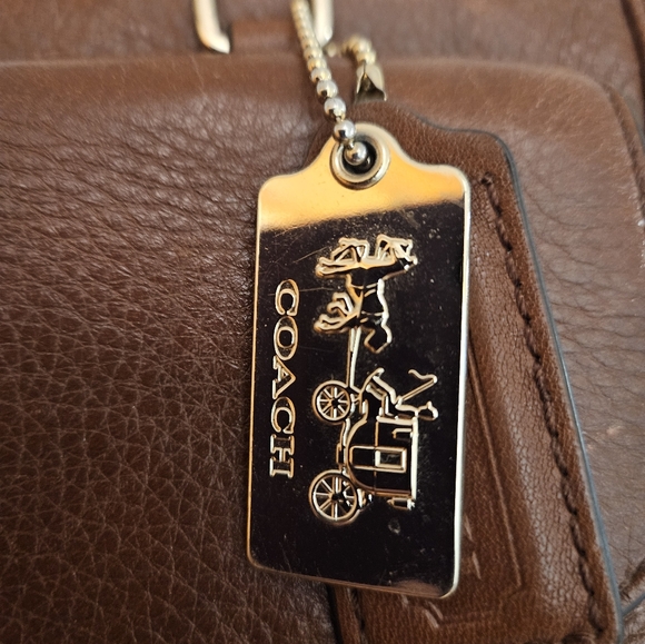 Coach Brown Leather Satchel - Picture 3 of 7